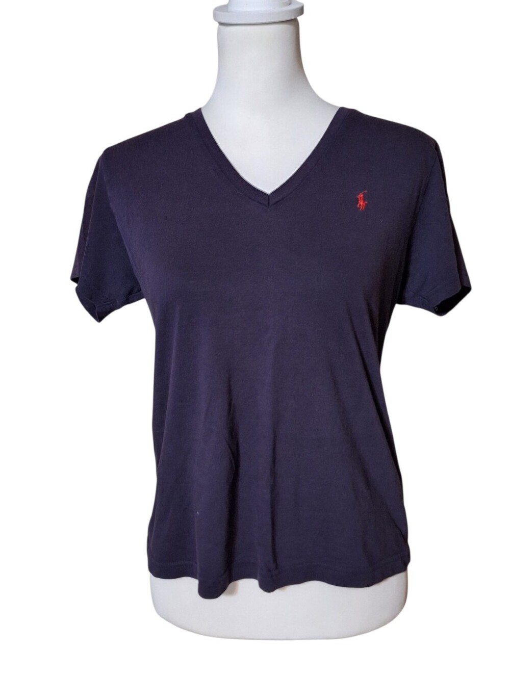 Ralph Lauren Sport preppy coastal nautical old money baby tee t-shirt womens L